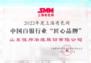 2022年度上海有色網中國白銀成人91视频污大全“匠心品牌”